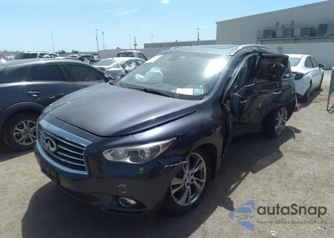 2013 Infiniti Jx35 z USA, uszkodzony, nr VIN 5N1AL0MN2DC350537